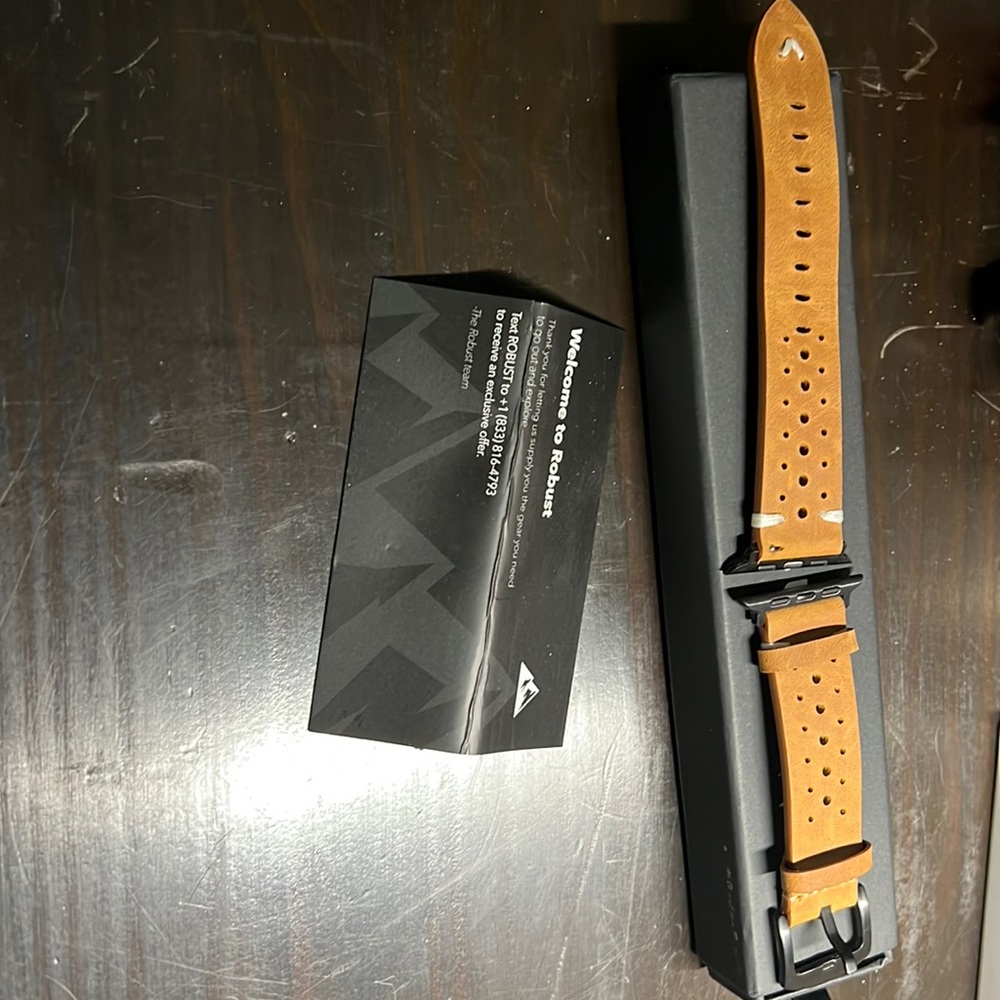 Leather Apple Watch Band 44-45 mm